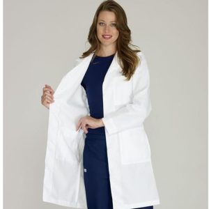 UK - Women's Meta 37" White Coat - UKGME