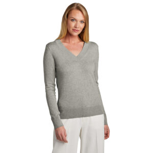 Brooks Brothers Women's Cotton V-Neck Sweater - UKGME-NP