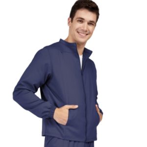 Meta Unisex Full Zip Scrub Jacket