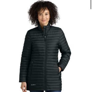 Eddie Bauer Women's Quilted Full Zip Bubble Coat - UK Dept
