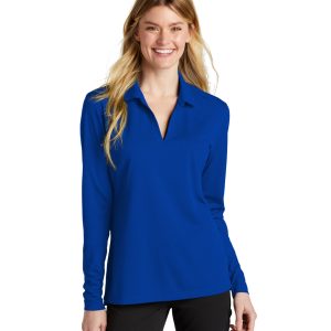 Nike Dri-FIT Women's Micro Pique 2.0 Long Sleeve Polo - UKGME-NP