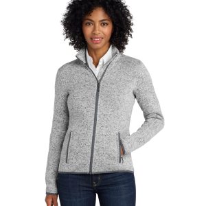 Port Authority Women's Sweater Fleece Jacket - UKGME