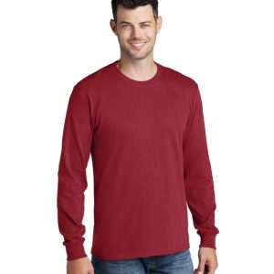 Port & Company® - L/S Core Cotton Tee - Screen Print