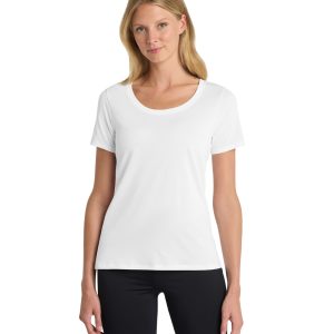 Nike Women's Dri-FIT Cotton/Poly Scoop Neck Tee - Screen print