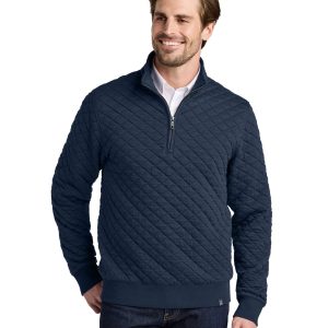 Brooks Brothers Diamond Quilt Quarter-Zip - UKGME