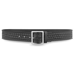 Basketweave Thick Leather 1-3/4" Garrison Belt - PF2