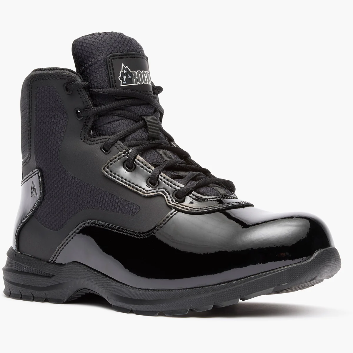 Rocky Cadet 6" Black Side Zip Public Service Boot - PF2
