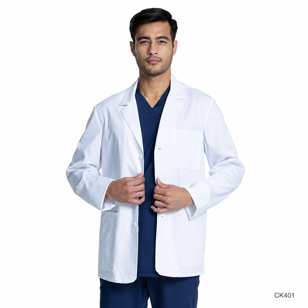 Men’s Tall Consult Labcoat (33″) – Upike-Med (Dept Orders)