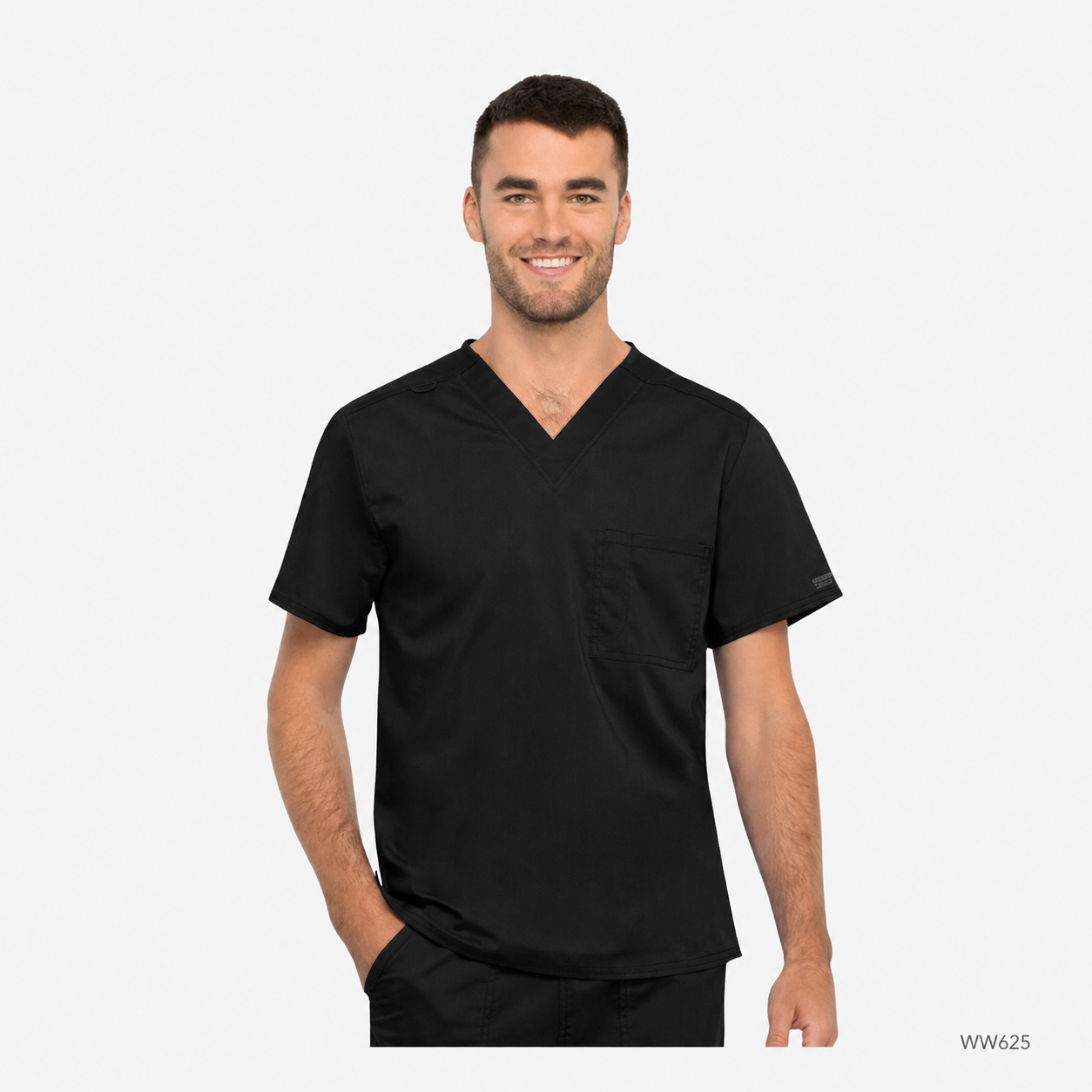 Cherokee REVOLUTION - Unisex 1-Pocket Tuckable V-Neck Top