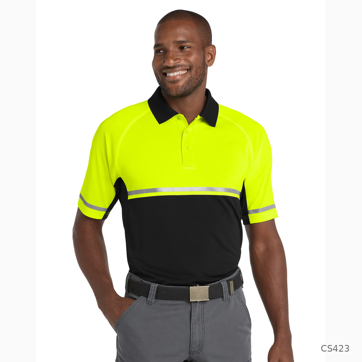 CornerStone® – Select Light Weight Snag-Proof Enhanced Visibility Polo – UKTS